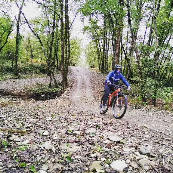 Cycling trip in nature, Kalab village, Talesh, Gilan, Iran
