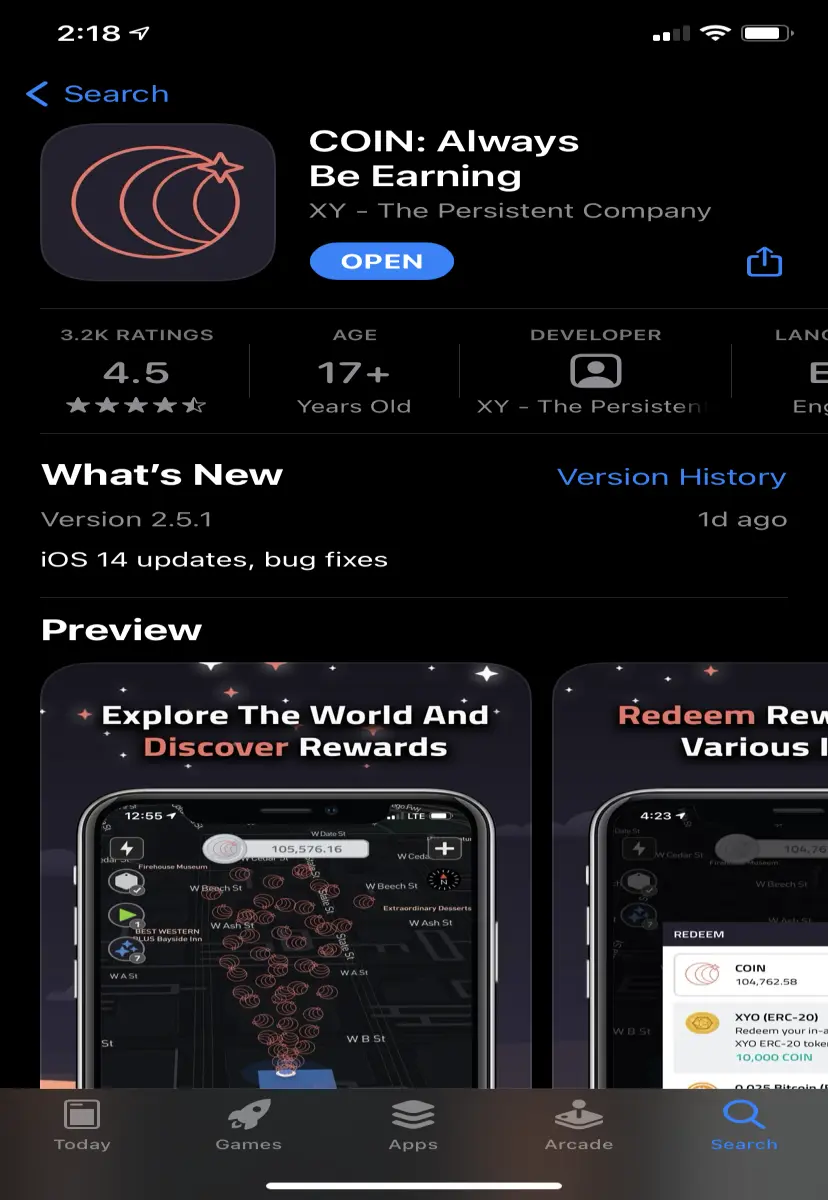 This is what the App Looks like