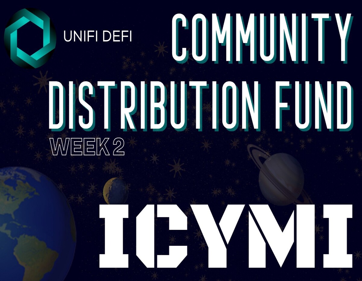 ICYMI: Community Distribution Fund LOCKED liquidity, Week 2