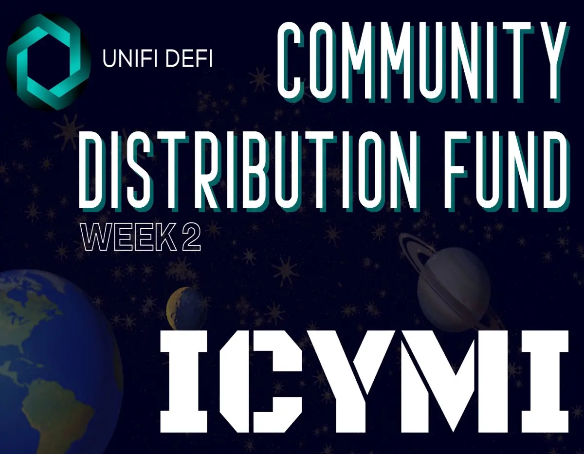 ICYMI: Community Distribution Fund LOCKED liquidity, Week 2