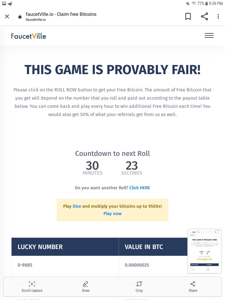 Faucetville.io Timer