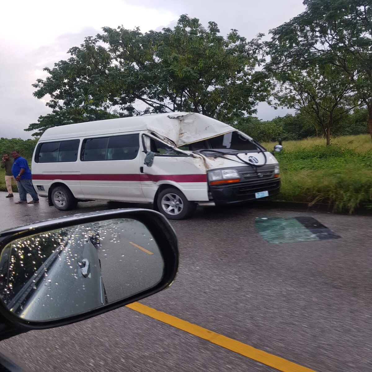 Was this bus struck by Pegasus?