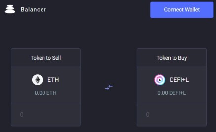 Buy DEFI+L on Balancer