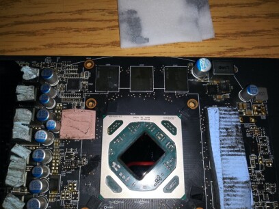 RX 470 chip cleaned