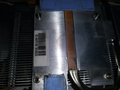 RX 470 heatsink cleaned