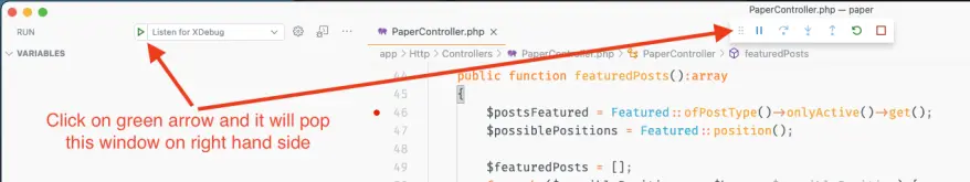Trun on Debug in VsCode
