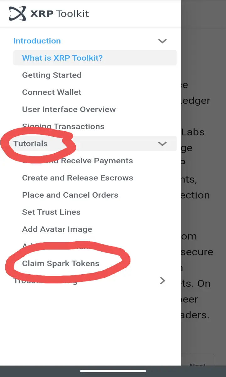 Xrptoolkitdropdownmenu
