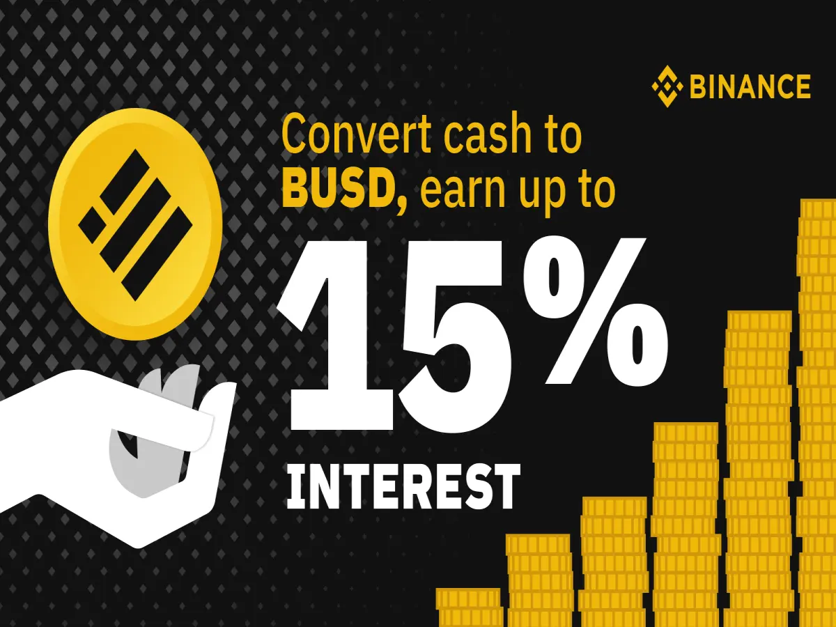 Binance Savings percentages.