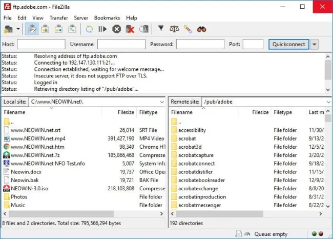 Filezilla