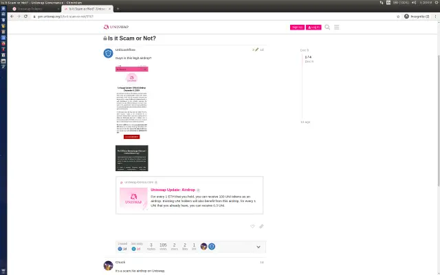 Uniswap Bonus SCAM - P5