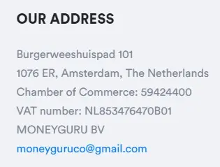 moneyguru.co adresse