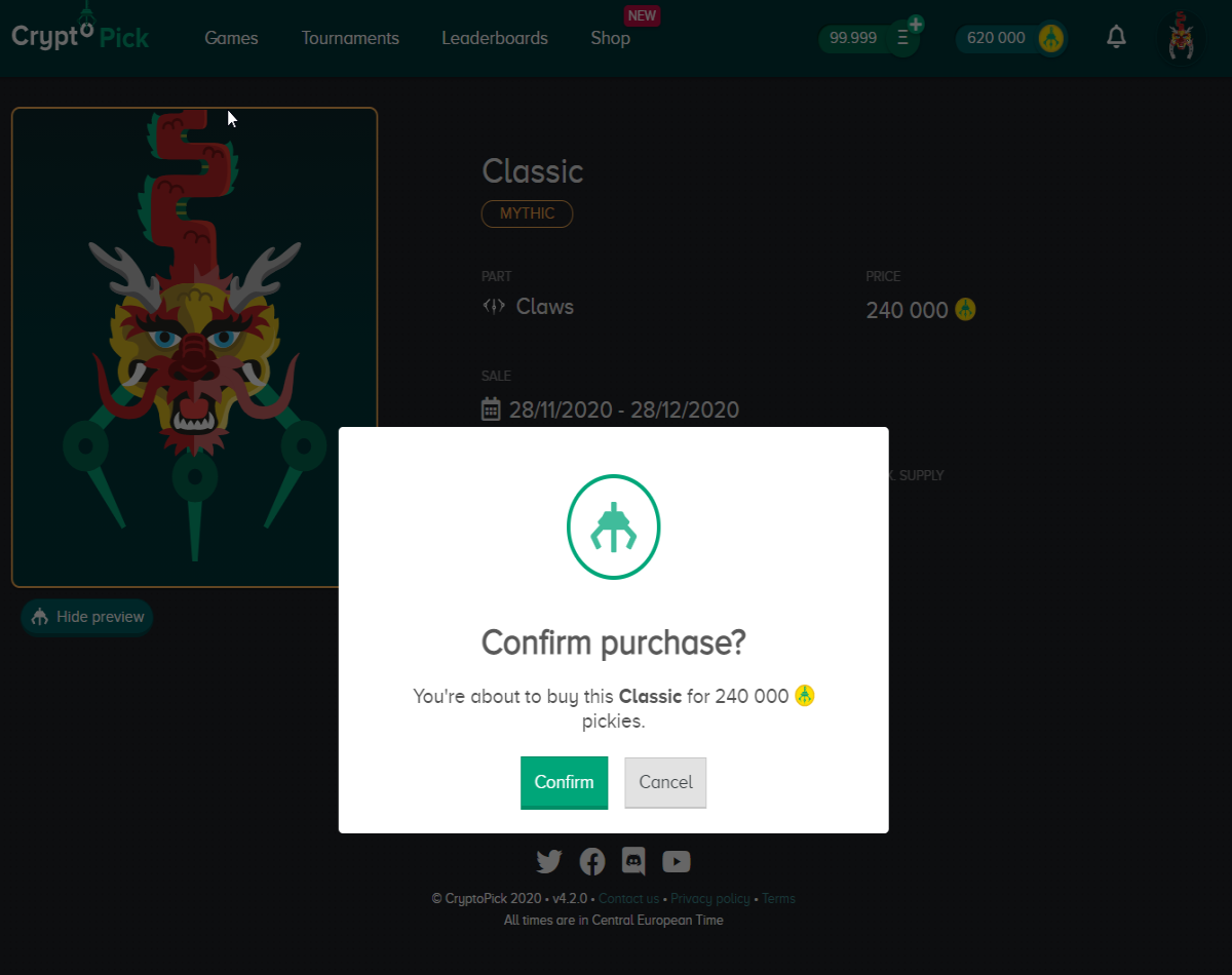 Confirm Purchase