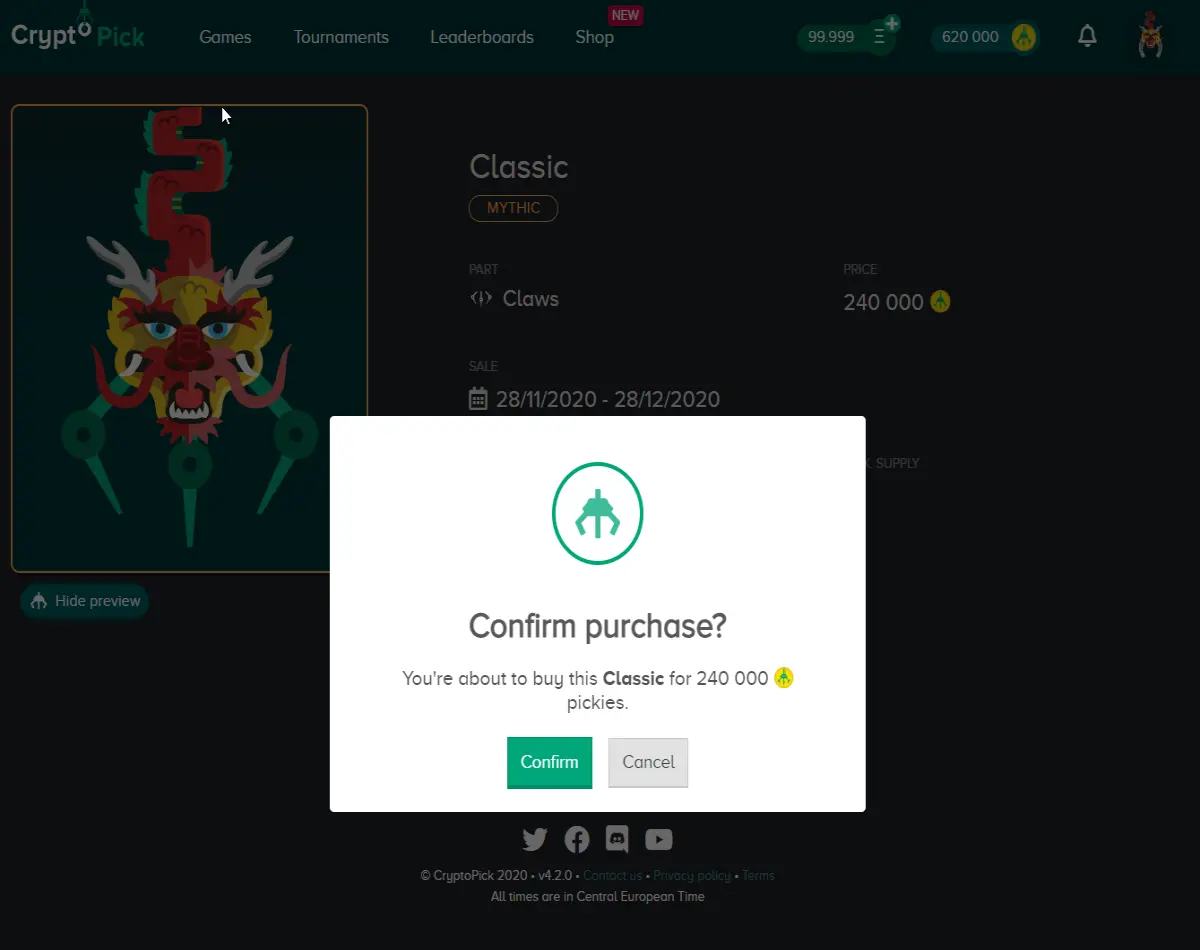 Confirm Purchase