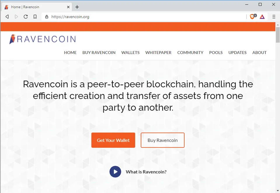 Ravencoin Homepage