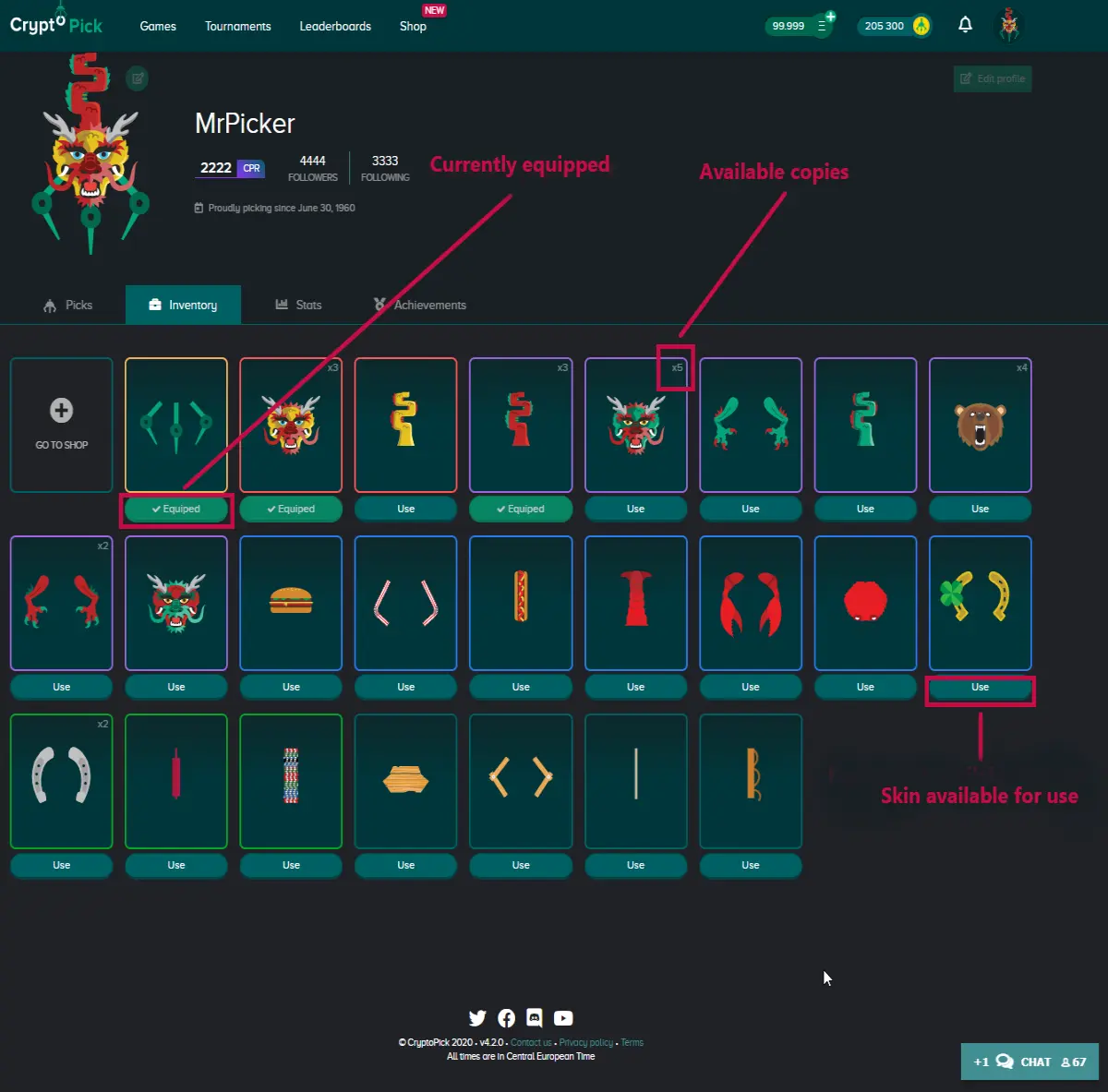 inventory use