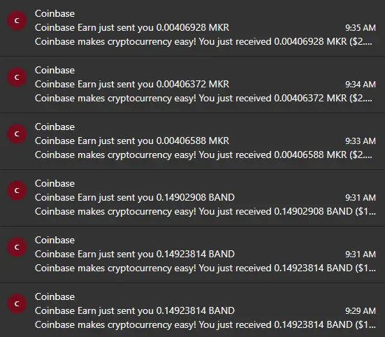 CB earn proof