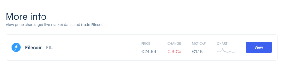 Filecoin more info