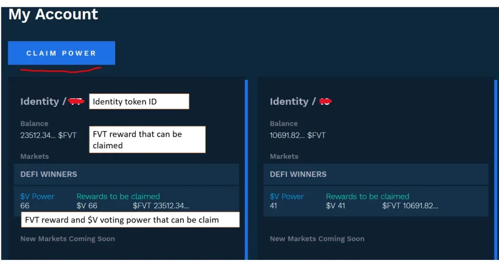 account page
