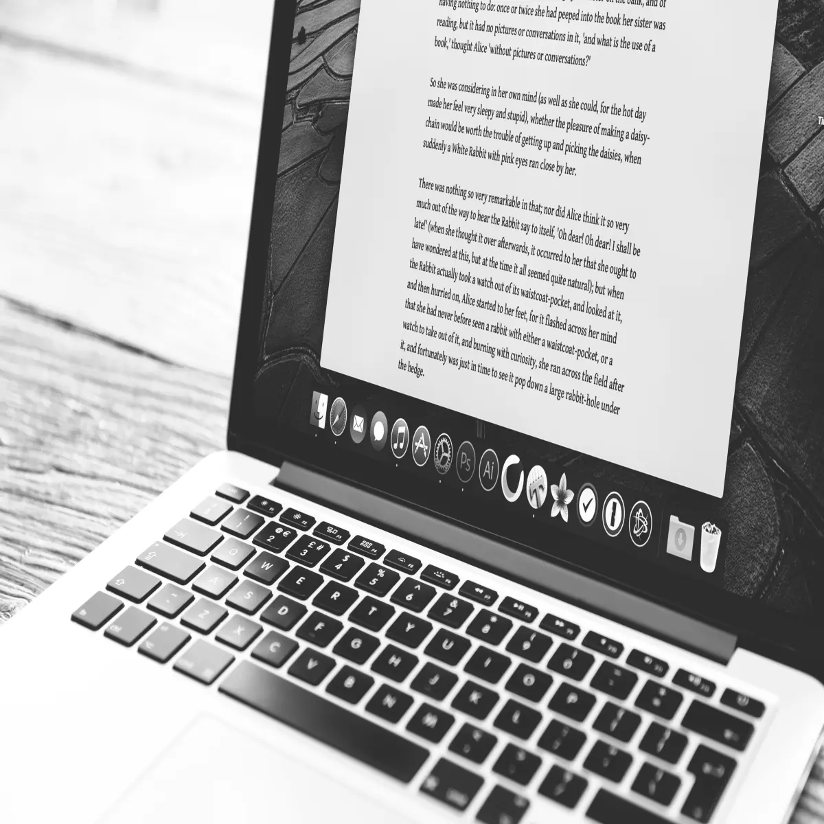 Writing on a screen