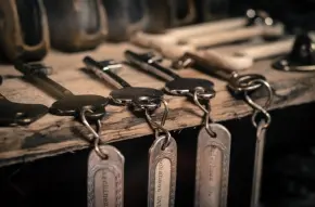 https://www.pexels.com/photo/antique-close-up-equipment-hanging-615350/
