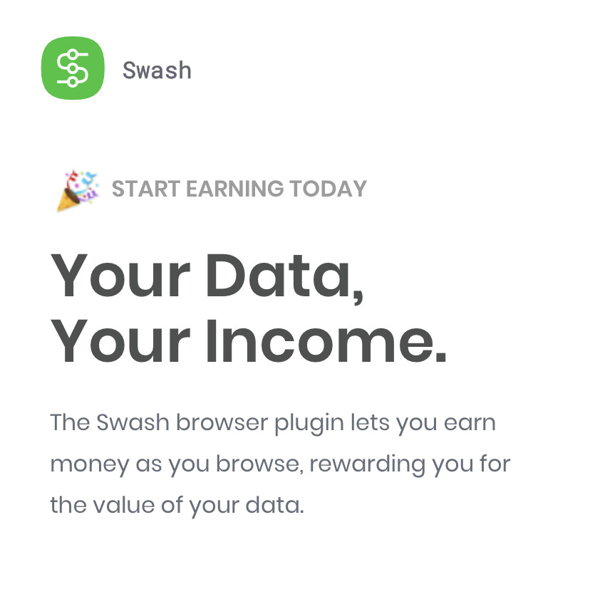 Data earn for you