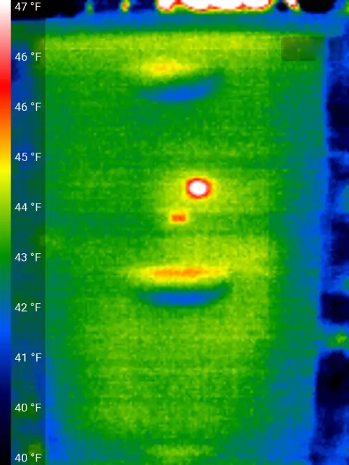 Rear view of White Hive in infrared