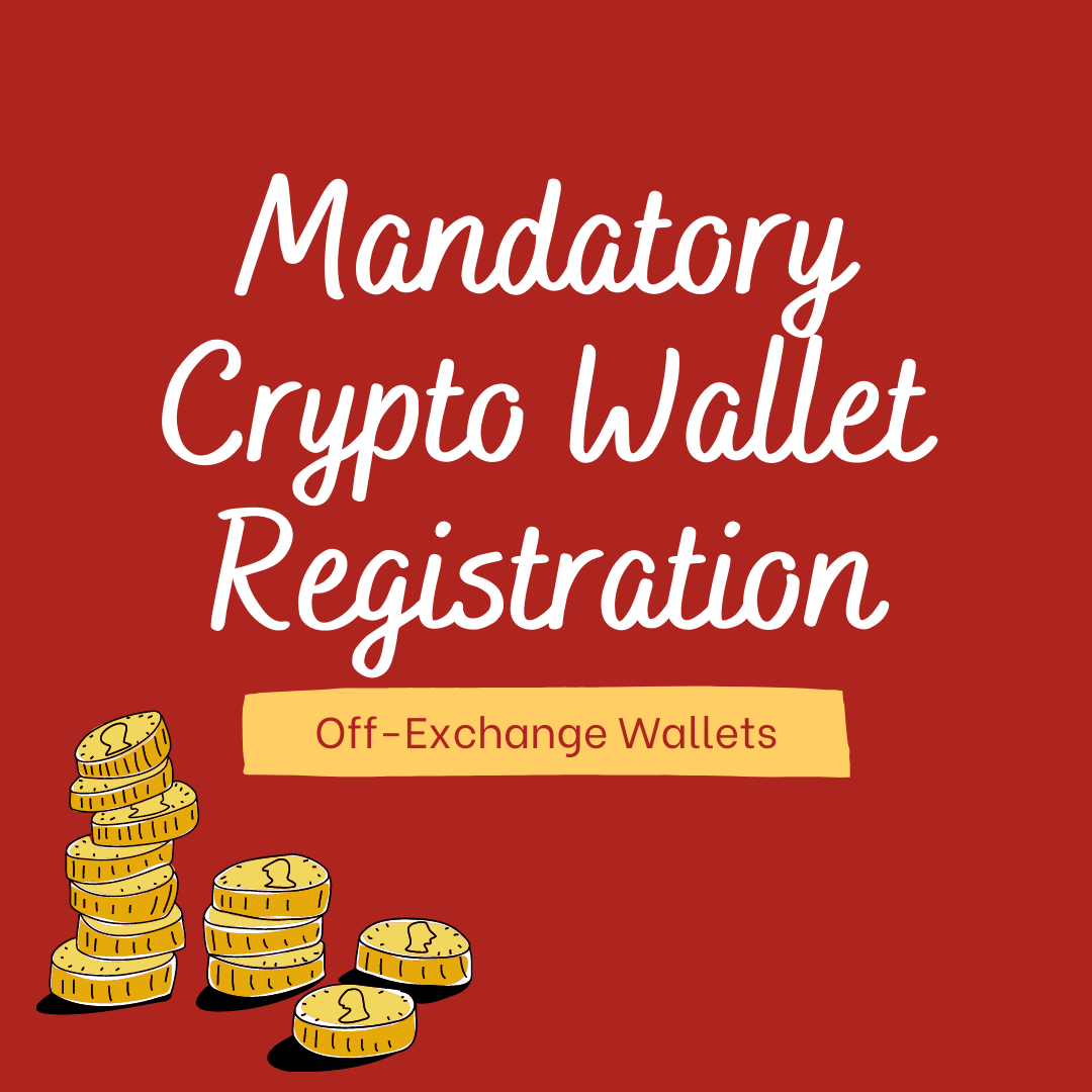 Mandatory crypto wallet registration