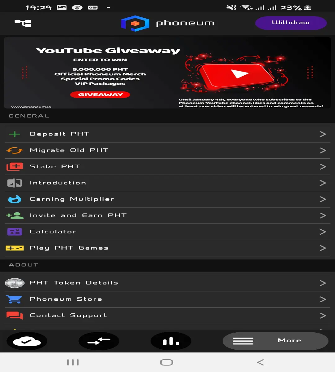 Pht options