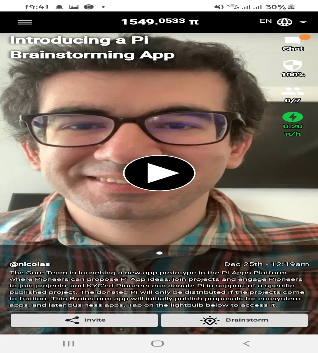 Pi application