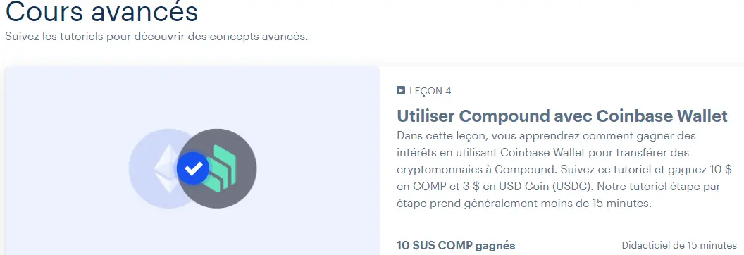 Earn 59 dollars COmpound on Coinbase