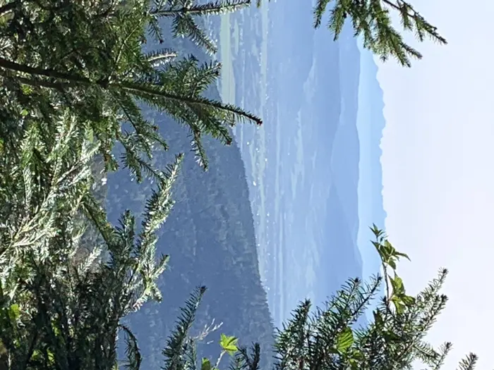 The Tatras viewed from Klimczok, Poland
