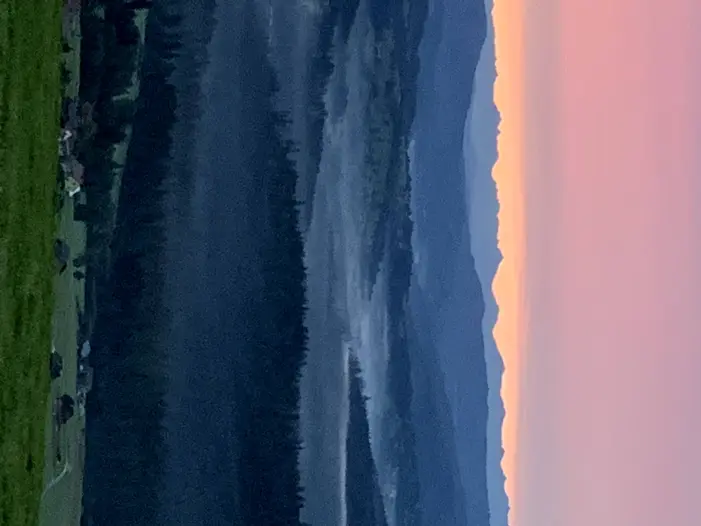 The Tatras viewed from Ochodzita, Poland