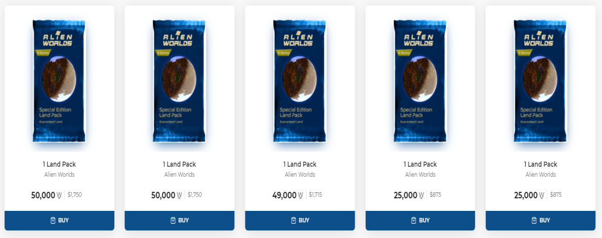 Most expensive packs at collectables.io