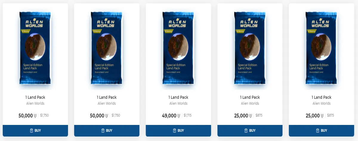 Most expensive packs at collectables.io
