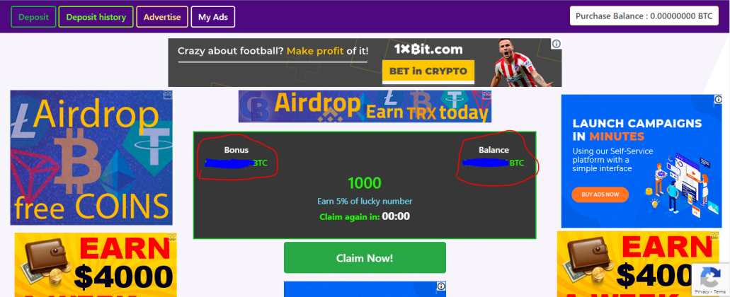 claim 1000 bitcoin per day every 15 minutes