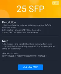SafePal Deposit BTC