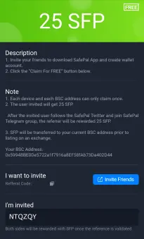 SafePal invite NTQZQY