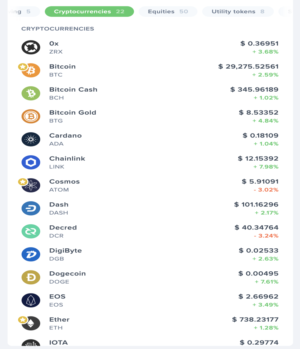 cryptocurrencies