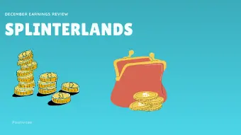Splinterlands Dec 2020 Earnings
