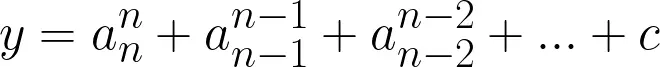 Polynomial Equation of degree n