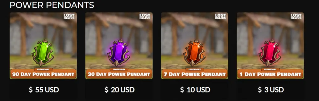 Lost Relics Membership