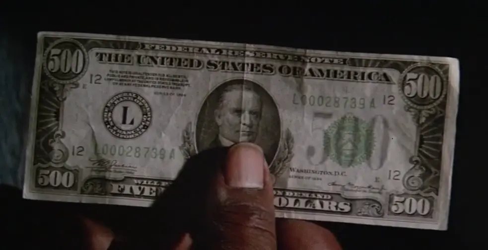 $500 US Dollar Bill