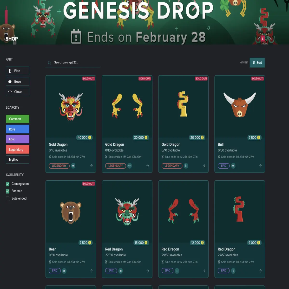 genesis drop update