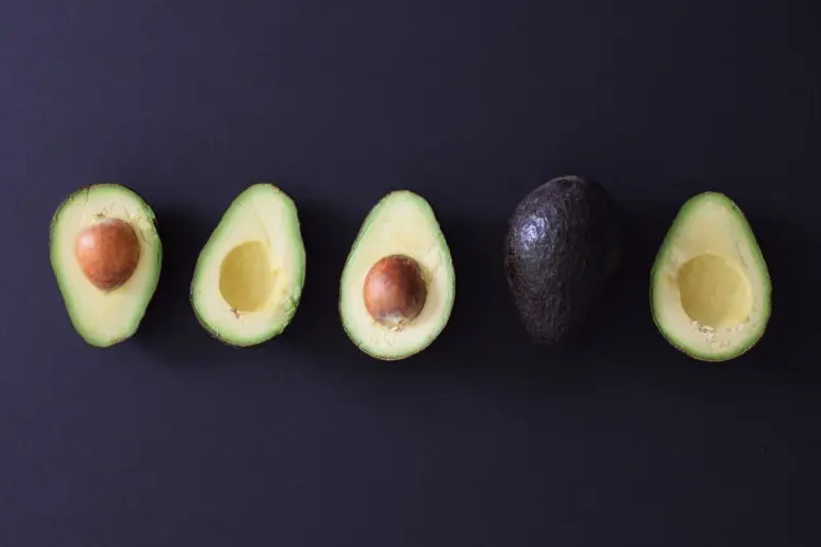 Avocado halves