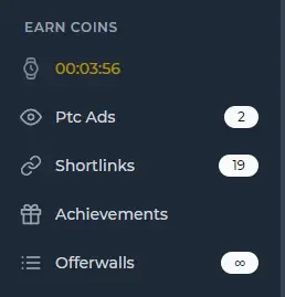 Earn methods