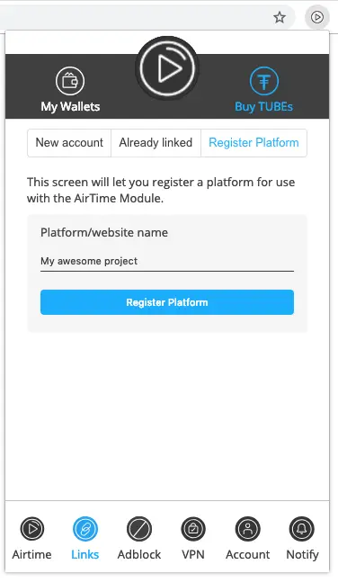 register social media