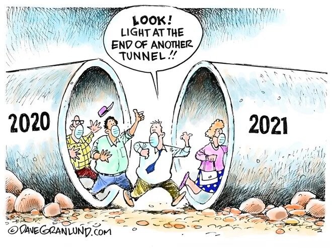 The transition from 2020 to 2021