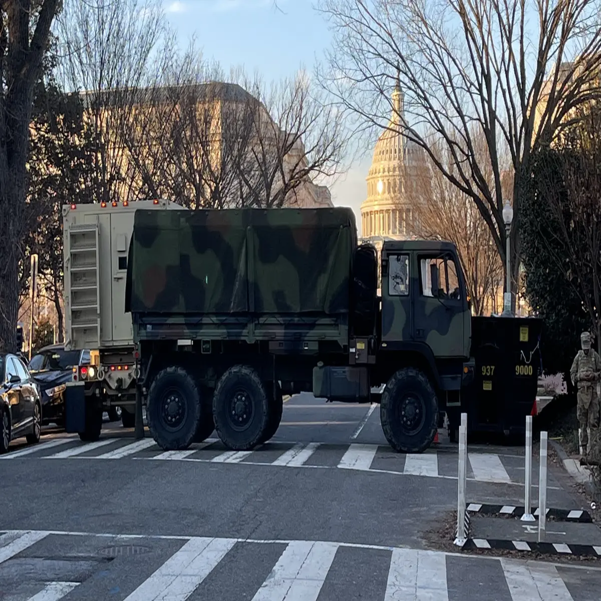 National Guard Blocking Roads