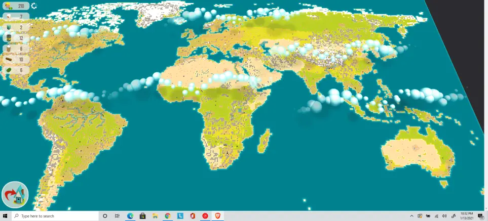 map of game world