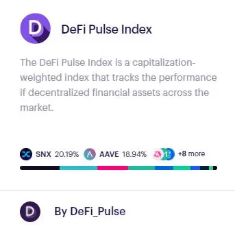 DeFi Pulse Index